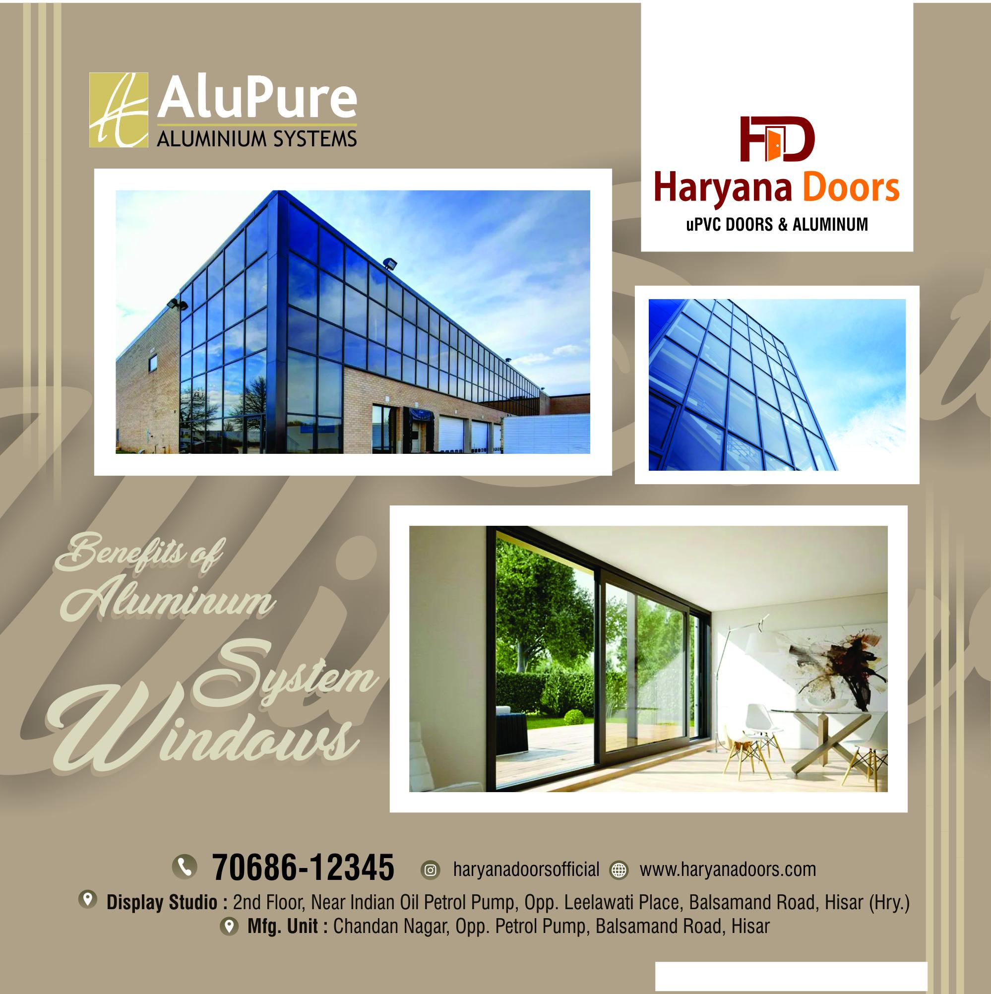 Why Choose Aluminium Windows from Haryana Doors for Your Home Renovation?