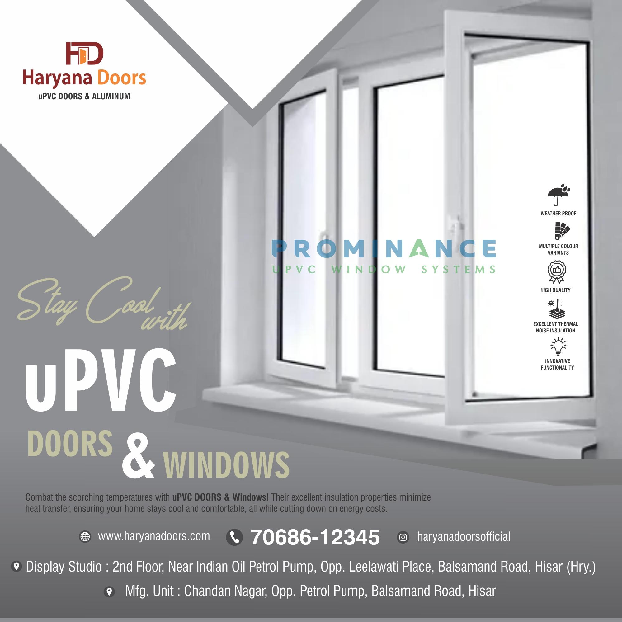 What Makes Haryana Doors a Leading Manufacturer of uPVC Sliding Doors and Windows?