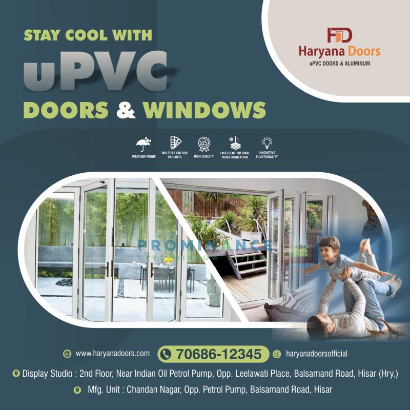 How Do uPVC Doors and Windows from Haryana Doors Improve Home Security?