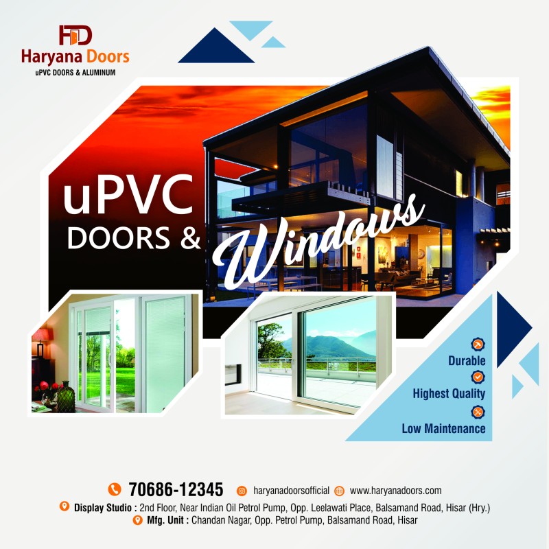 What Are the Benefits of Choosing uPVC Doors and Windows from Haryana Doors?