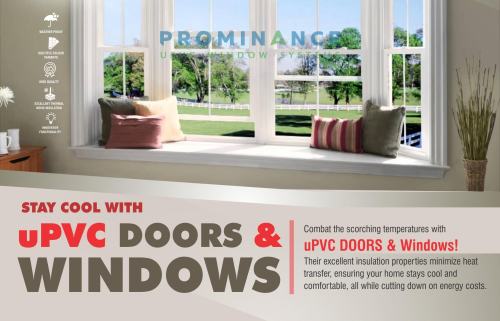 How do Haryana Doors uPVC windows and doors improve energy efficiency in my home?