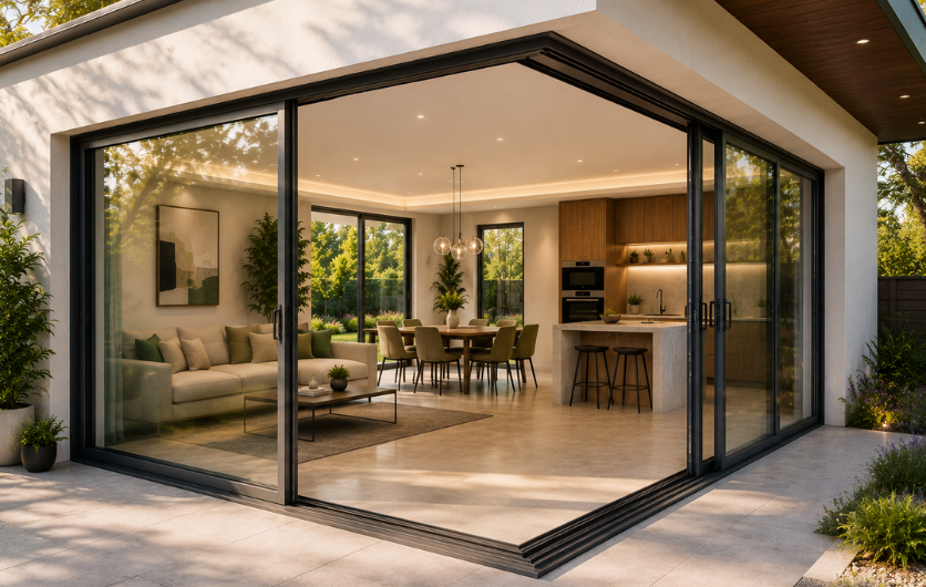 Corner Sliding uPVC Door